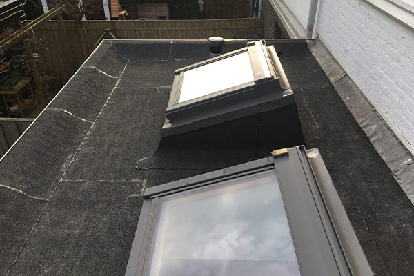 dakraam platdak - Dakbedekking van Eerd